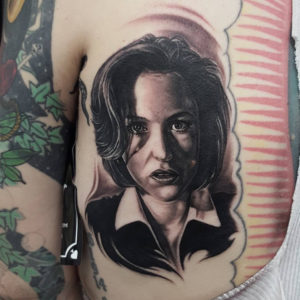 The Ace and Sword Tattoo Parlour Etobicoke Longbranch Toronto Tattoo by Danielle-Scully X-Files