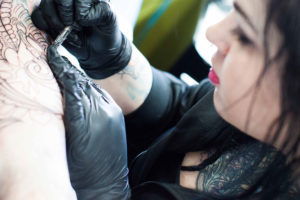 The Ace and Sword Tattoo Parlour Etobicoke Longbranch Toronto Elyse Tattooing
